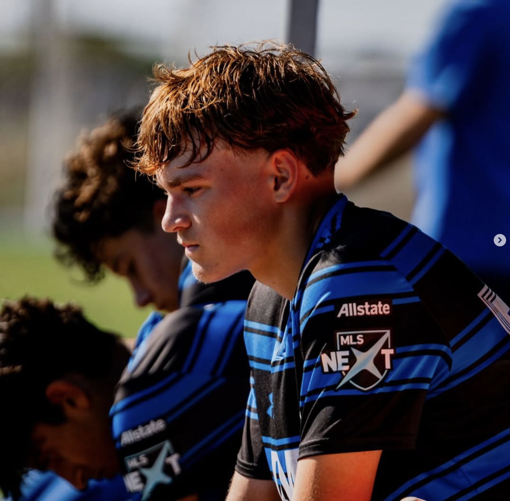 Tyler Tirch with IMG Academy MLS NEXT